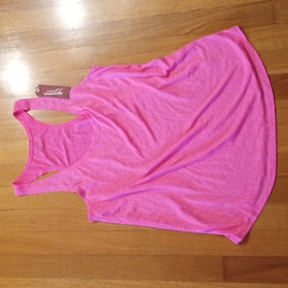 NWT Pink Arizona Tank Top women Medium
